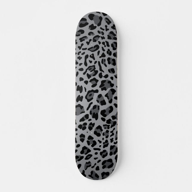 Skateboard Nueva textura de leopardo 11 (Anverso )