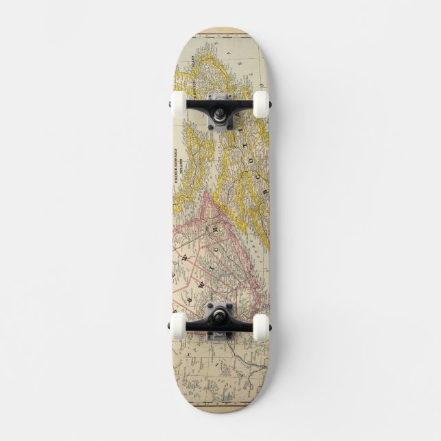 Skateboard Nuevo Brunswick, Nueva Escocia (Anverso)
