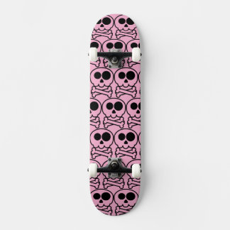 Skateboard NUEVO - Cráneo de Dibujos Animados con Pastel
