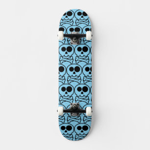 Skateboard NUEVO - Cráneo de Dibujos Animados con Pastel