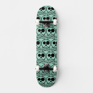 Skateboard NUEVO - Cráneo de Dibujos Animados con Pastel