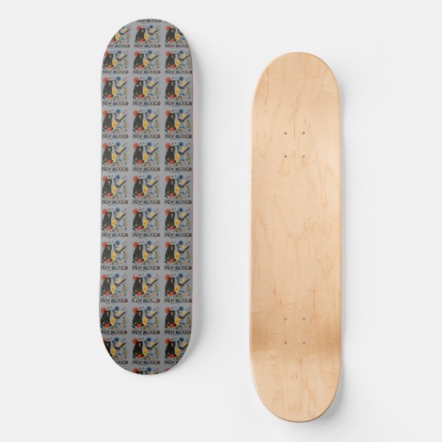 Skateboard Nuevo México Espíritu del Sudoeste (Anverso)