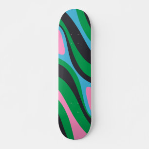 Skateboard Nuevo patrón de resumen trippy de Groove