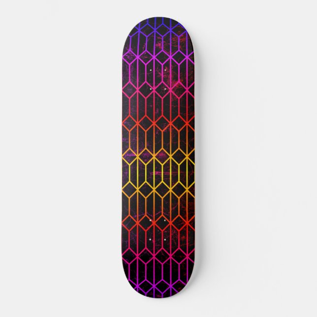 Skateboard Nuevo Wave Geometro RUD (Anverso)