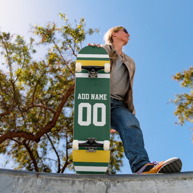 Skateboard Número de nombre personalizado de Jersey de Sports (Exterior 1)
