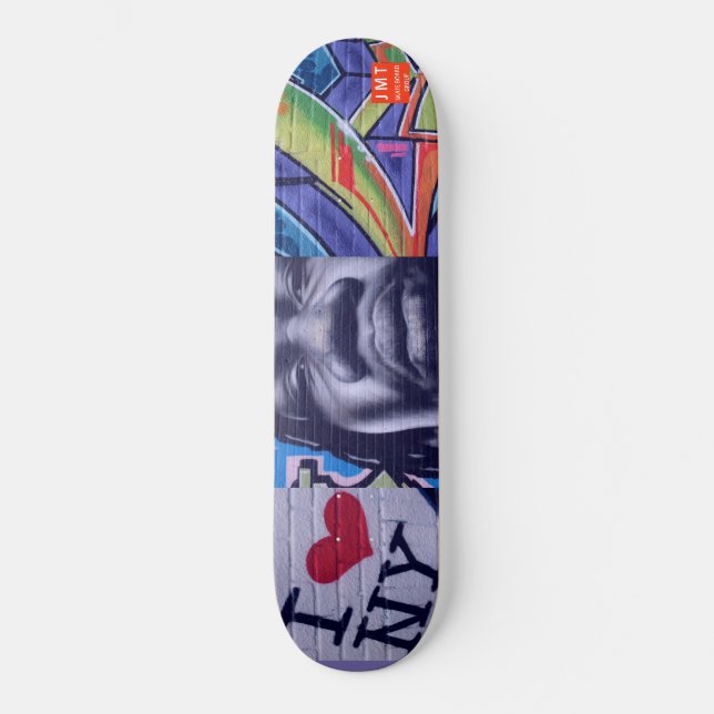 SKATEBOARD NYC GRAFFITI SKATEBOARD/JMT USA (Anverso)
