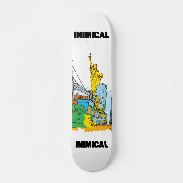 Skateboard NYC hostil (Anverso )
