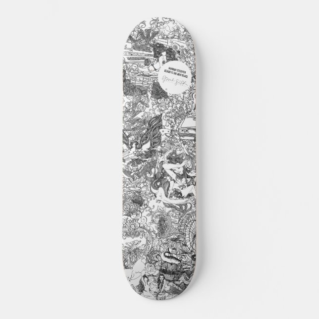 Skateboard O Noir por Hannah Stouffer (Anverso)