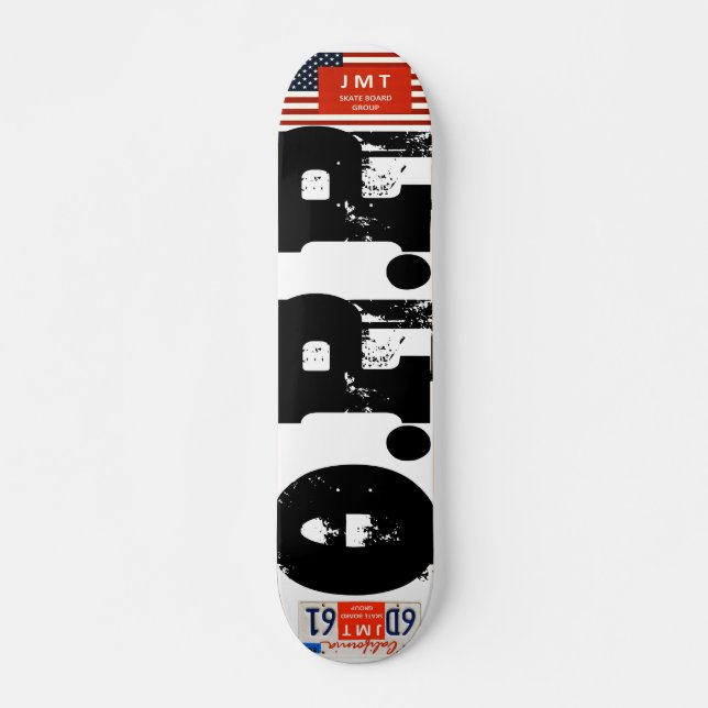 Skateboard O P JMT 7 Placa de patinaje de 3/4" (Anverso )