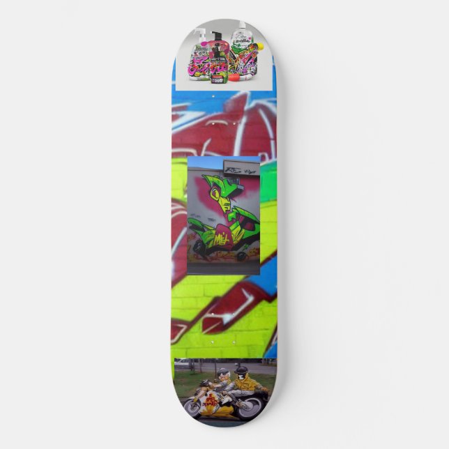 Skateboard OAB SEMINALZ: Speeddaemon 1 (Anverso)