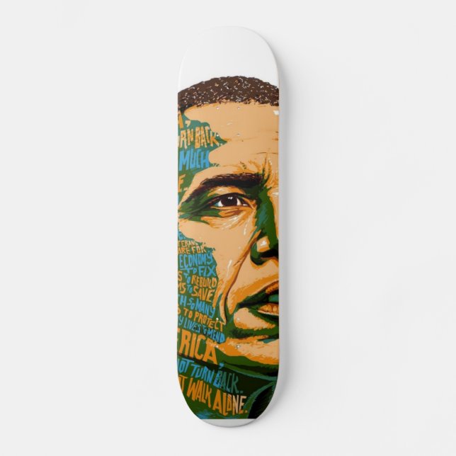 Skateboard obama (Anverso)