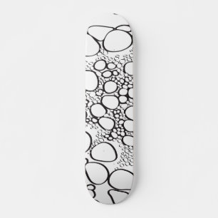 Skateboard Obra digital abstracta 10