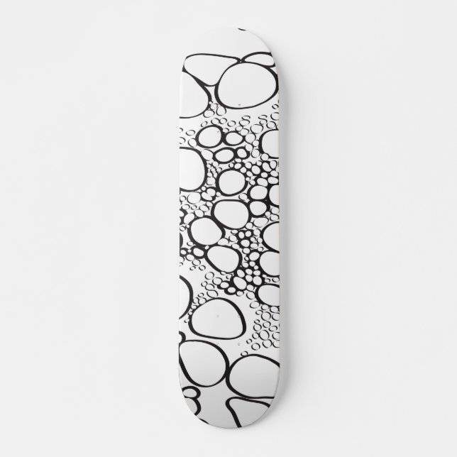 Skateboard Obra digital abstracta 10 (Anverso )
