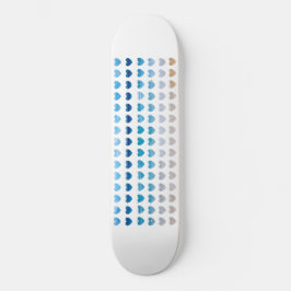 Skateboard Ocean Hearts Skate Deck