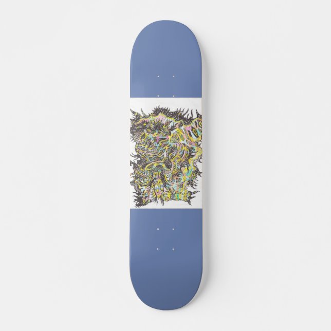 Skateboard ¡Océano de la seta! (Anverso )