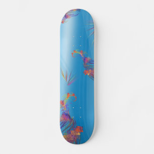 Skateboard Océano profundo - diseño fresco y hermoso -