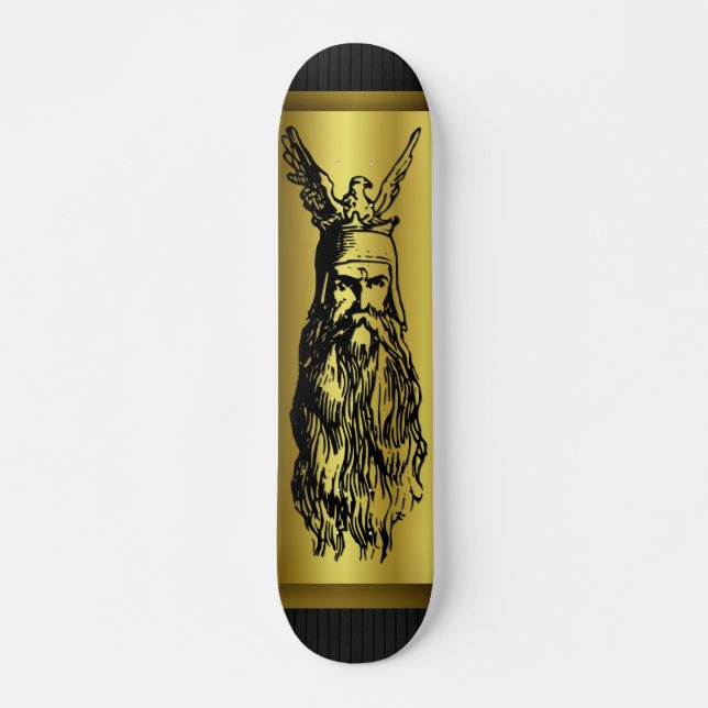 Skateboard Odin - dios de los nórdises (Anverso )