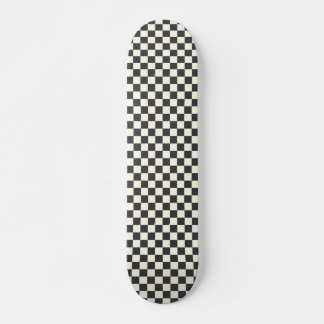 Skateboard Off Black and Off White Checkerboard