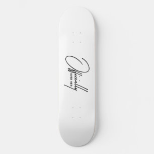 Skateboard Oficialmente Sobre Ella - Graciosa Cita De Separac