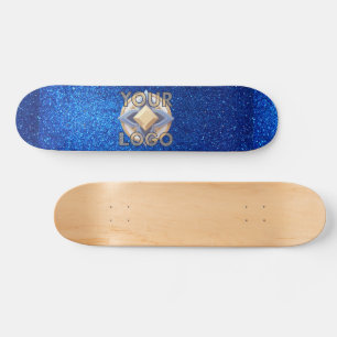 Skateboard Oficina de logotipo de la compañía Navy Blue Purpu