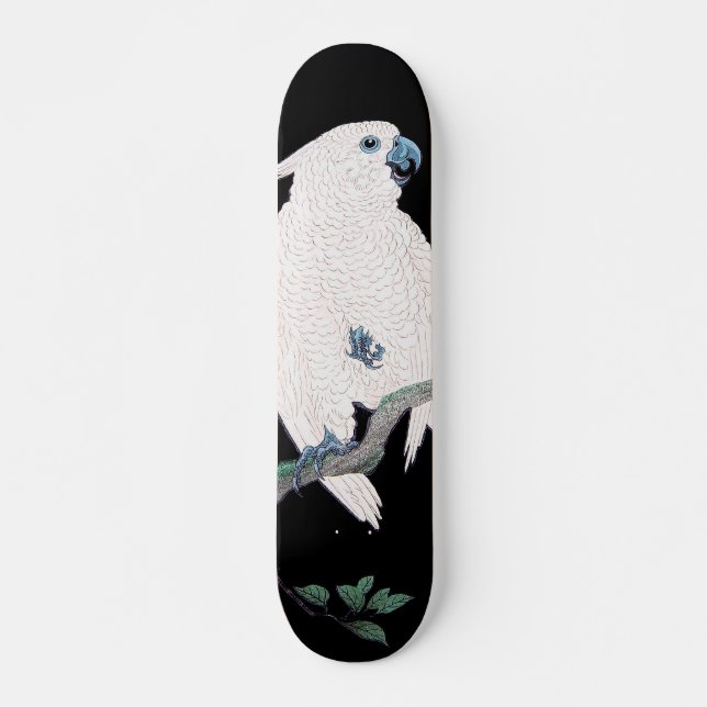 Skateboard Ohara Shoson Cockatoo y Ukiyo-e (Anverso )