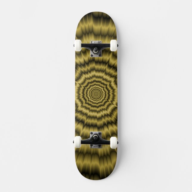Skateboard Ojo Bogggling Explosion in Gold (Anverso)