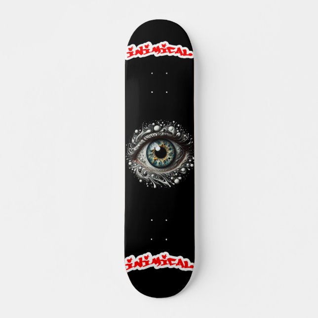 Skateboard Ojo omnipresente hostil (Anverso )