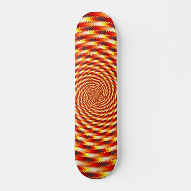 Skateboard Ojo Rojo - Fractal (Anverso )
