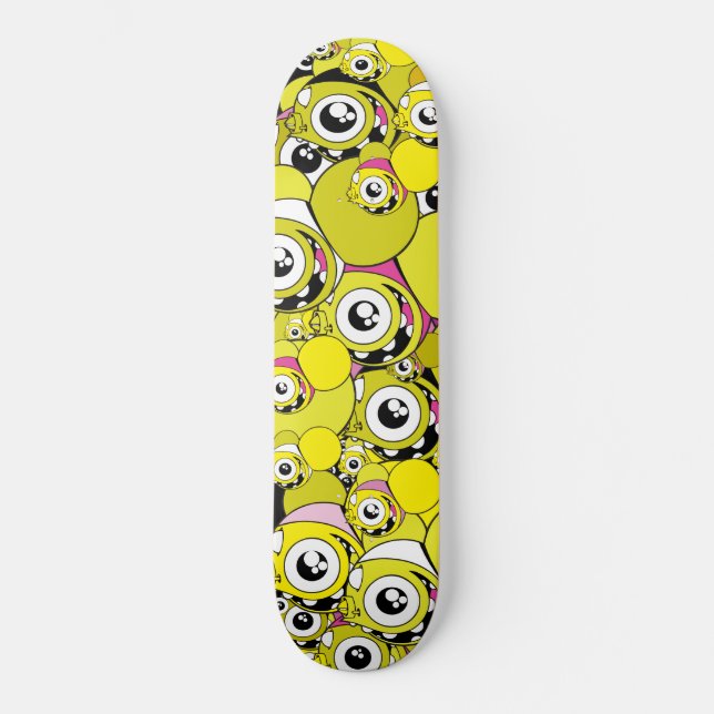 Skateboard Ojos de Dalek (Anverso)