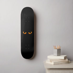 Skateboard Ojos de Gato Negro