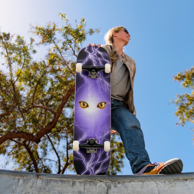 Skateboard Ojos de tigre (Exterior 1)