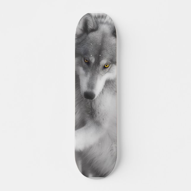 Skateboard Ojos de un lobo (Anverso )
