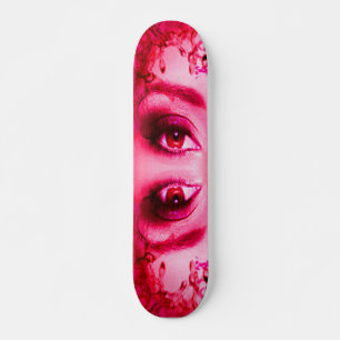 Skateboard Ojos rojos