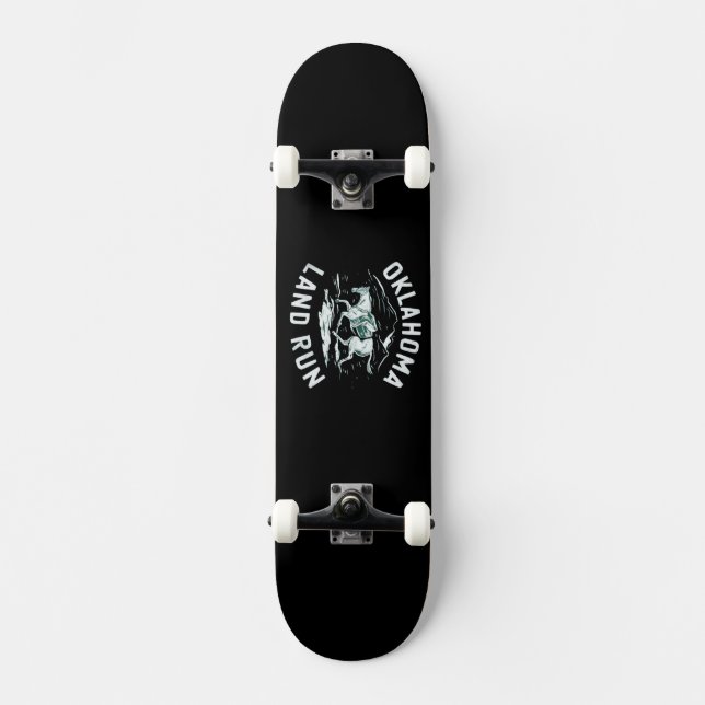 Skateboard Oklahoma Land Ran (Anverso)