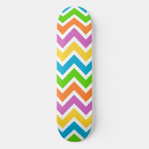 Skateboard Ola Colorida Arcoíris