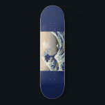 Skateboard Ola de pintura artística japonesa,<br><div class="desc">Ola de pintura artística japonesa,  skateboard.</div>