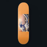 Skateboard Ola de pintura artística japonesa,<br><div class="desc">Ola de pintura artística japonesa,  skateboard.</div>