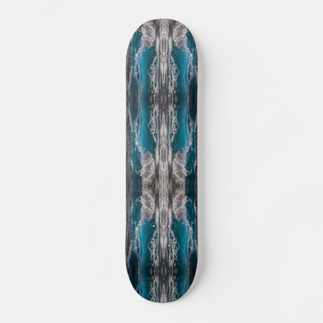 Skateboard Ola oceánica (Anverso)