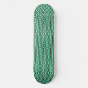Skateboard Ola Verde Abstracta
