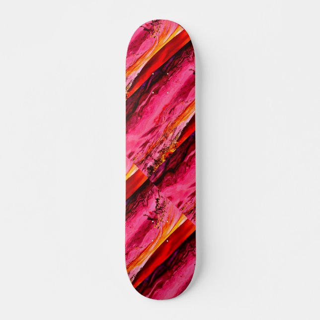 Skateboard Olas de Maui Rojas Thunder_Cove (Anverso )