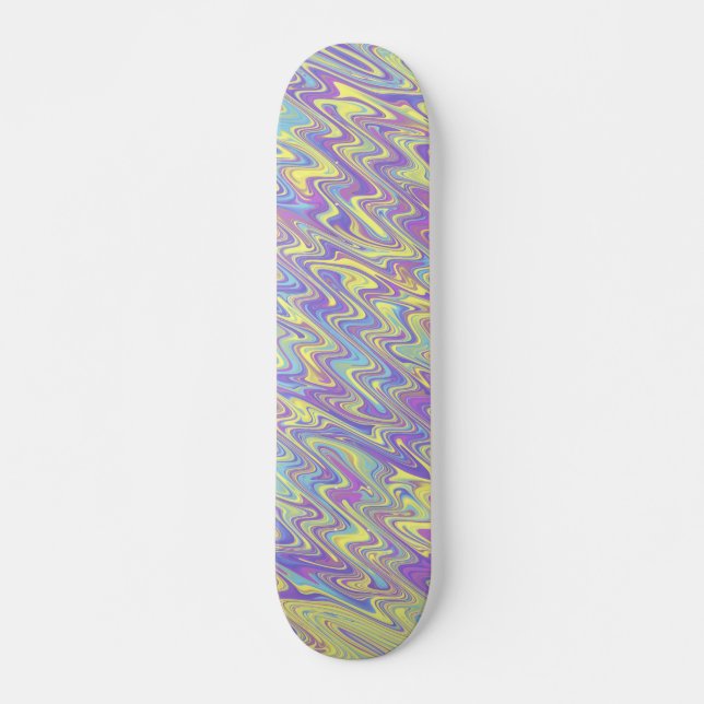 Skateboard Olas divertidas  (Anverso )