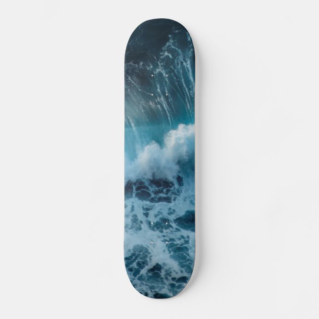 Skateboard Olas oceánicas (Anverso)