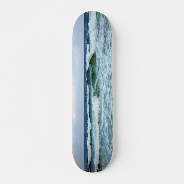 Skateboard Olas que revientan (Anverso )