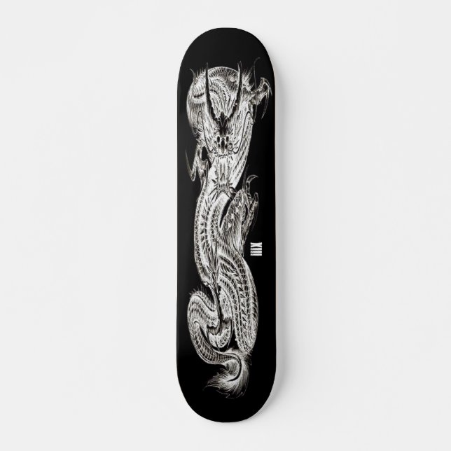 Skateboard Old School Chinese Dragon XIII Skate Deck (Anverso )