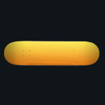 Skateboard Ombre amarillo y anaranjado<br><div class="desc">Cubierta amarilla y anaranjada del tablero del patín de Ombre</div>