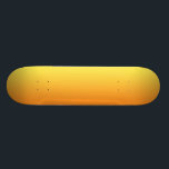 Skateboard Ombre amarillo y anaranjado<br><div class="desc">Cubierta amarilla y anaranjada del tablero del patín de Ombre</div>