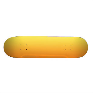 Skateboard Ombre amarillo y anaranjado