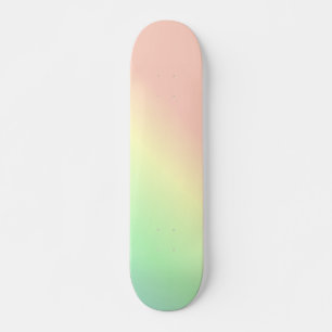 Skateboard Ombre Rainbow Abstract Pastel Pattern