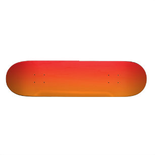 Skateboard Ombre rojo y anaranjado