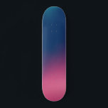 Skateboard Ombre rosa azul<br><div class="desc">azul oscuro a rosa</div>